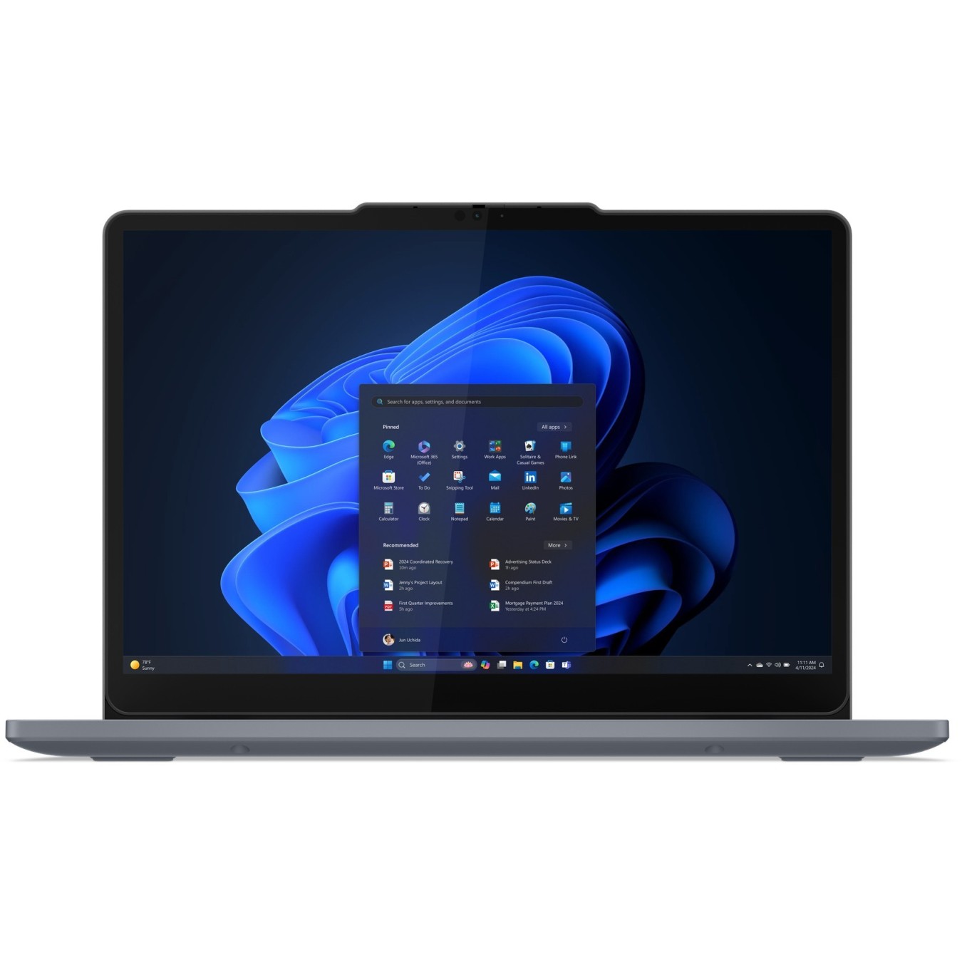 LENOVO 13w 2-in-1 G3 Core5 120U - Luna Grey, 16GB, 512GB SSD W11P Integrated Pen Touch — Buy in Cyprus with Fast Delivery