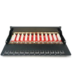 Buy DIGITUS Patch Panel 1HE 12-Port Cat6A Shielded Black in Cyprus, Nicosia, Limassol, Larnaka, Pafos