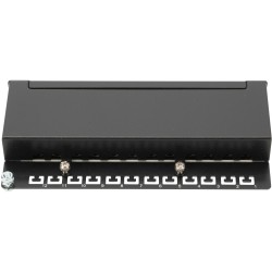 Buy DIGITUS Patch Panel 1HE 12-Port Cat6A Shielded Black in Cyprus, Nicosia, Limassol, Larnaka, Pafos