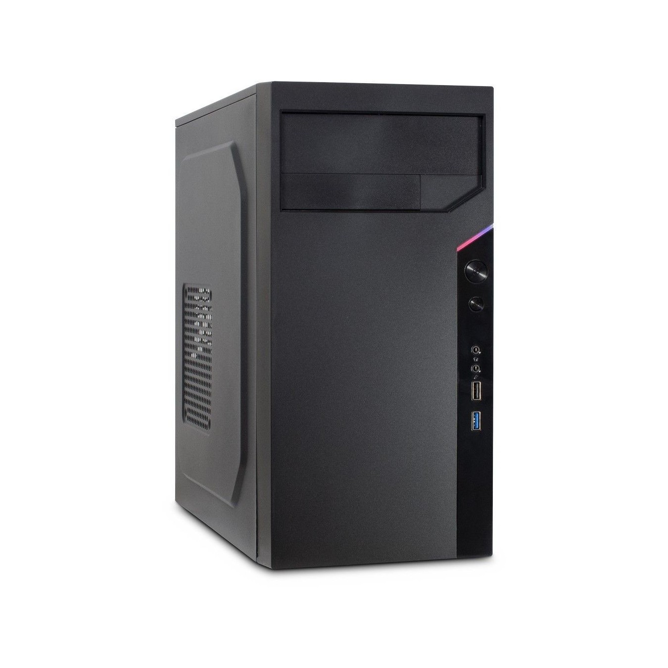Inter-Tech IT-6505 Reto Micro Tower ATX - IT-6505 - Black Micro Tower PC — Buy in Cyprus with Fast Delivery