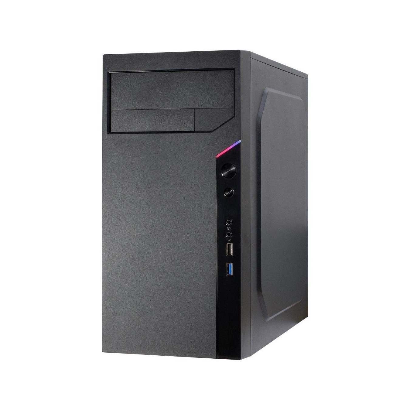 Inter-Tech IT-6505 Reto Micro Tower ATX - IT-6505 - Black Micro Tower PC — Buy in Cyprus with Fast Delivery