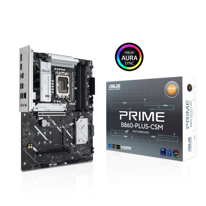 Buy ASUS PRIME B860-PLUS-CSM - LGA 1851 Socket V1 - DDR5, 4x DIMM, 256GB Max, AT... in Cyprus, Nicosia, Limassol, Larnaka, Pafos