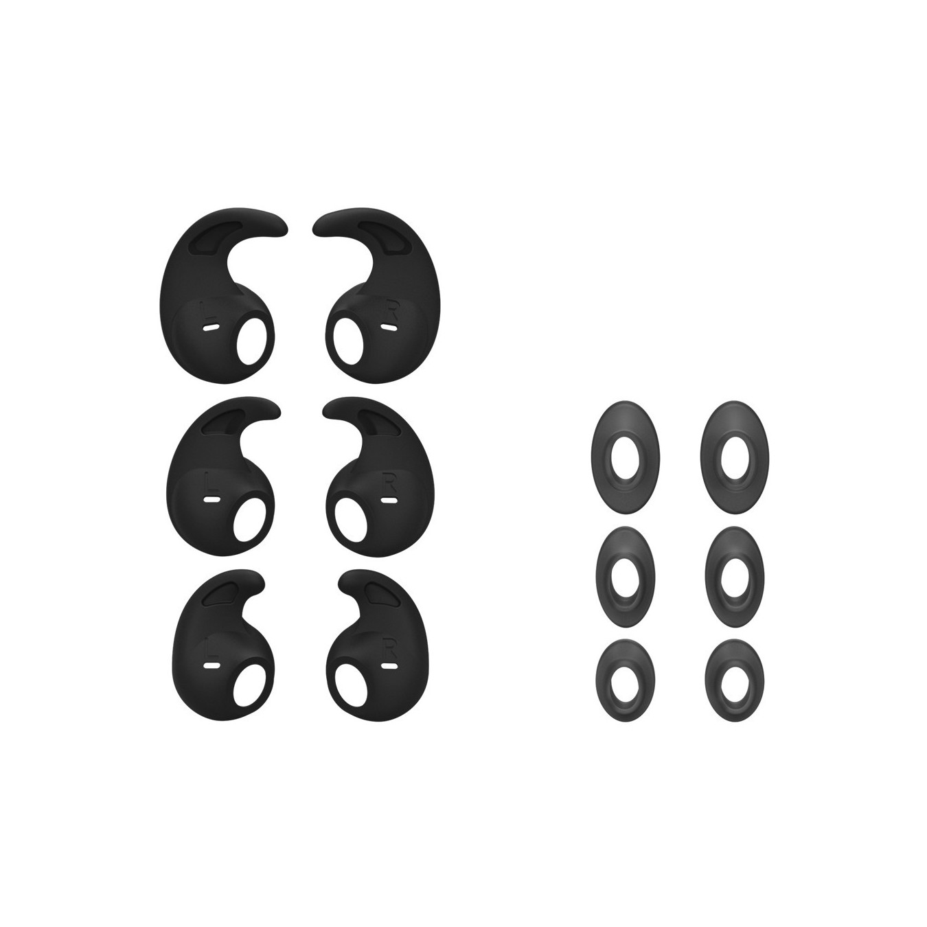 MMZ Jabra Replacement EarGels for Evolve 65e - Black, 3 pcs (S, M, L) — Buy in Cyprus with Fast Delivery
