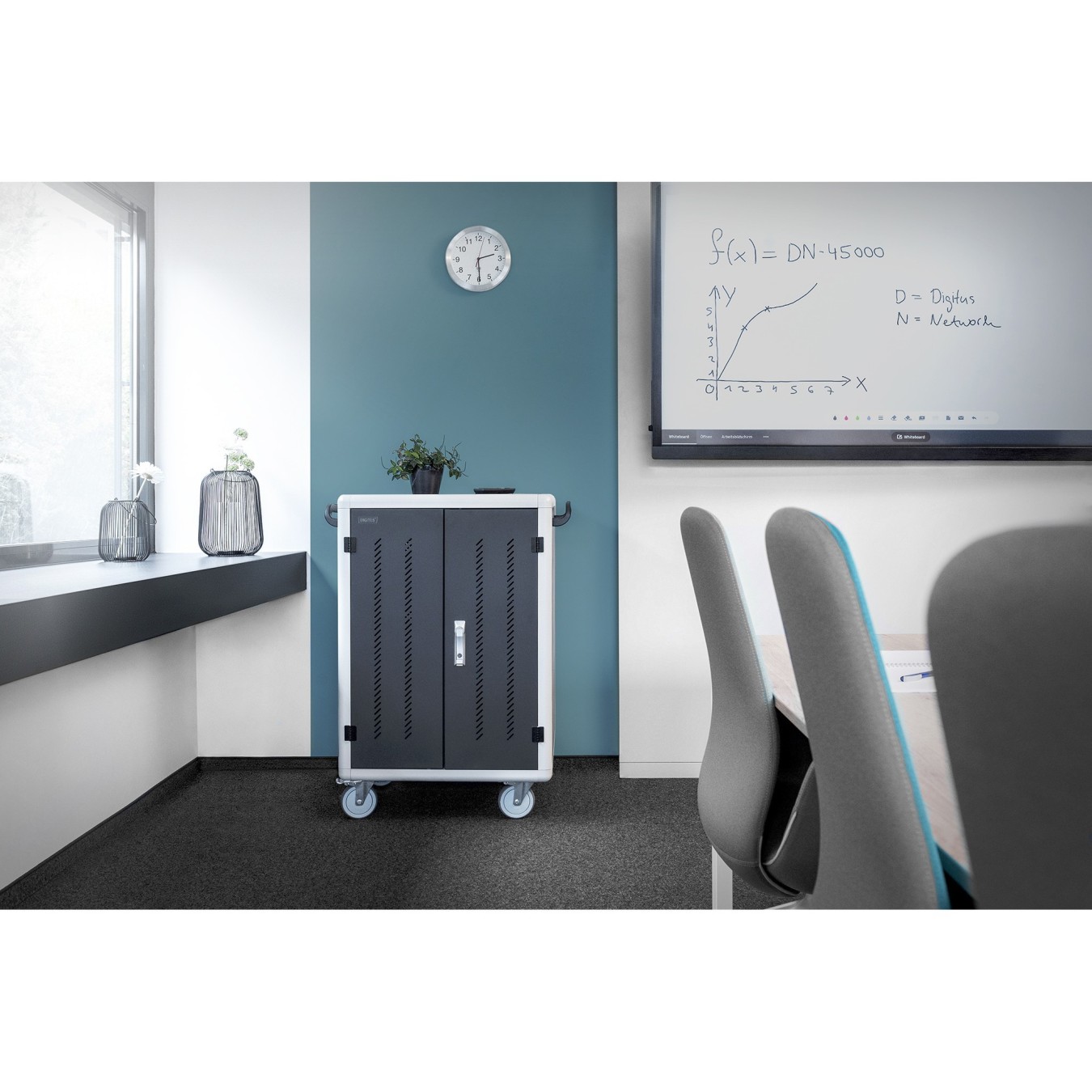 DIGITUS Mobile Charging Cabinet for 30 Notebooks/Tablets up to 15.6 Inches - USB-C — Buy in Cyprus with Fast Delivery