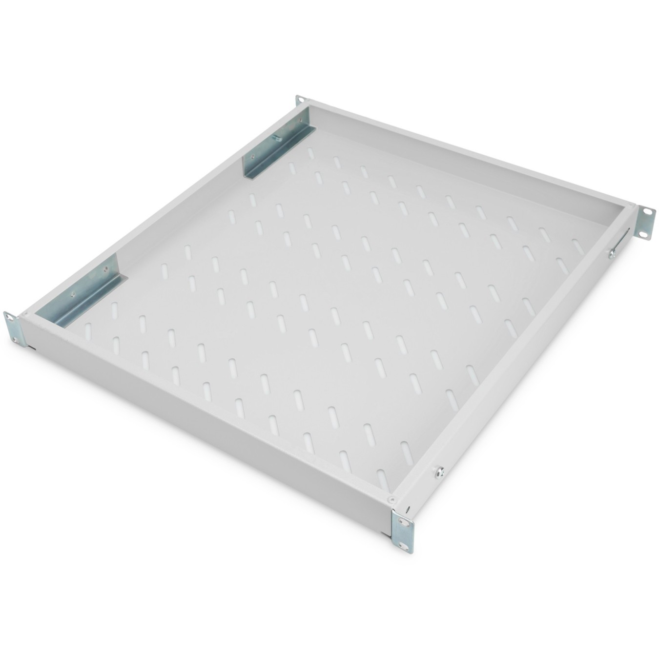 Digitus Shelf 1HE 44x482x500-780mm Up to 50kg Grey Variable Rails - (Grey, 1HE, 44x482x500-780mm, 50 kg capacity)