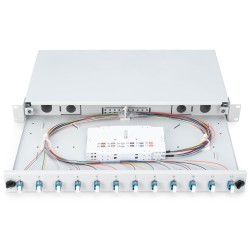 Buy DIGUTUS LWL Splice Box 1U - 12x LC DX OS2 Grey in Cyprus, Nicosia, Limassol, Larnaka, Pafos