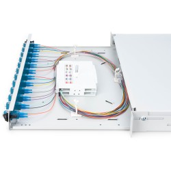 Buy DIGUTUS LWL Splice Box 1U - 12x LC DX OS2 Grey in Cyprus, Nicosia, Limassol, Larnaka, Pafos