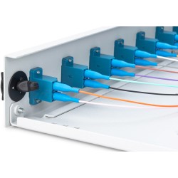 Buy DIGUTUS LWL Splice Box 1U - 12x LC DX OS2 Grey in Cyprus, Nicosia, Limassol, Larnaka, Pafos