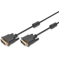 Buy DIGITUS DVI-D-Kabel DVI(24+1) - to DVI(24+1) St St 3.00m schw - Black in Cyprus, Nicosia, Limassol, Larnaka, Pafos