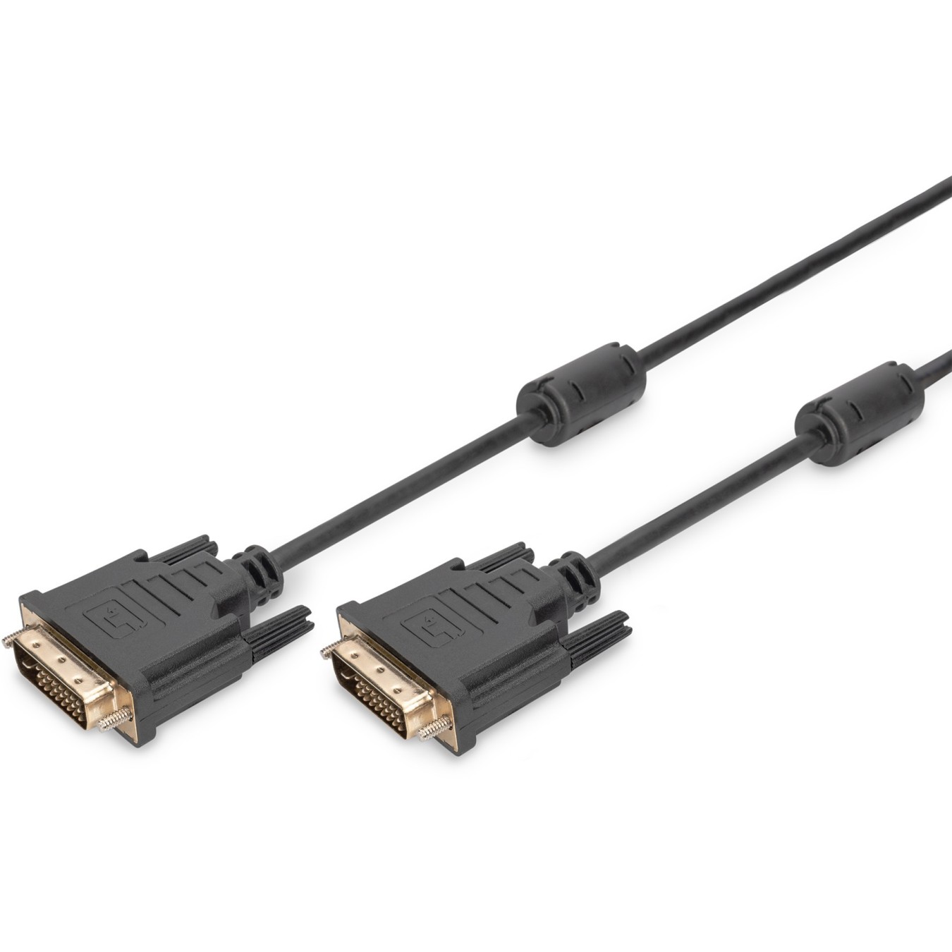 DIGITUS DVI-D-Kabel DVI(24+1) - to DVI(24+1) St St 3.00m schw - Black — Buy in Cyprus with Fast Delivery