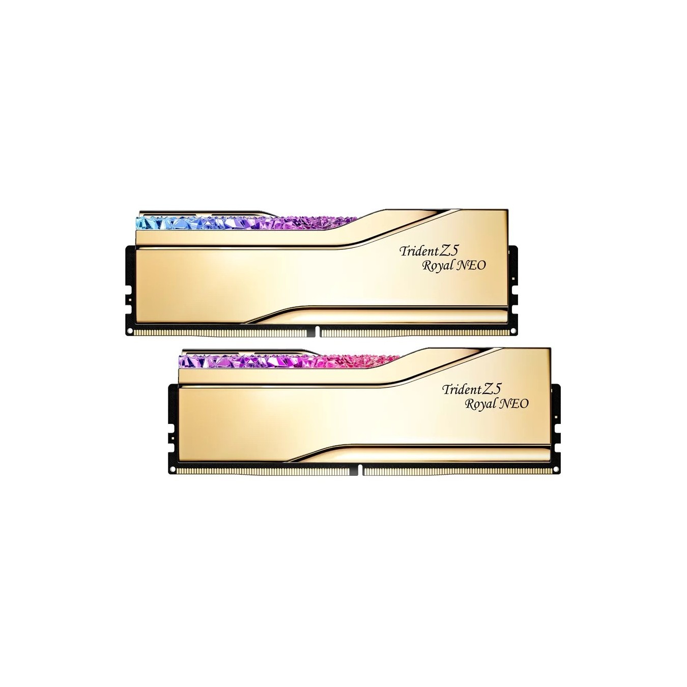 32GB PC 6400 CL30 G.Skill KIT (2x16GB) TR5NG Royal GOLD - F5-6400J3039G16GX2-TR5NG - DDR5 6400MT/s CL30 RGB Backlight