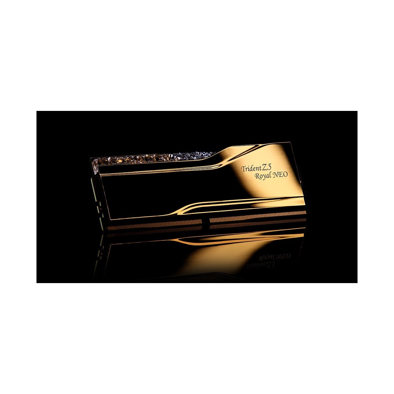 32GB PC 6400 CL30 G.Skill KIT (2x16GB) TR5NG Royal GOLD - F5-6400J3039G16GX2-TR5NG - DDR5 6400MT/s CL30 RGB Backlight