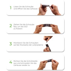 Buy ICY BOX USB-C 3.1 NVMe Enclosure for M.2 NVMe SSD - IB-1817M-C31 - Aluminium in Cyprus, Nicosia, Limassol, Larnaka, Pafos