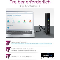 Buy ICY BOX IB-DK2241AC USB 3.0 11-in-1 Docking Station - IB-DK2241AC - Black in Cyprus, Nicosia, Limassol, Larnaka, Pafos