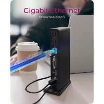 ICY BOX IB-DK2241AC USB 3.0 11-in-1 Docking Station – Dual Display, Gigabit Ethernet | Armenius Store