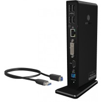 ICY BOX IB-DK2241AC USB 3.0 11-in-1 Docking Station Black — Armenius Store Cyprus