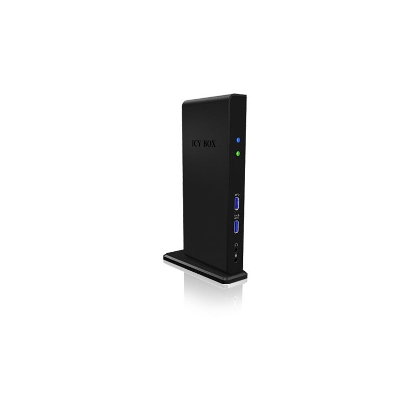 Buy ICY BOX IB-DK2241AC USB 3.0 11-in-1 Docking Station - IB-DK2241AC - Black in Cyprus, Nicosia, Limassol, Larnaka, Pafos