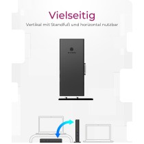 ICY BOX IB-DK2241AC USB 3.0 11-in-1 Docking Station Black — Armenius Store Cyprus