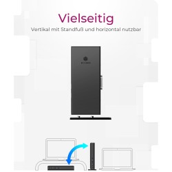 Buy ICY BOX IB-DK2241AC USB 3.0 11-in-1 Docking Station - IB-DK2241AC - Black in Cyprus, Nicosia, Limassol, Larnaka, Pafos
