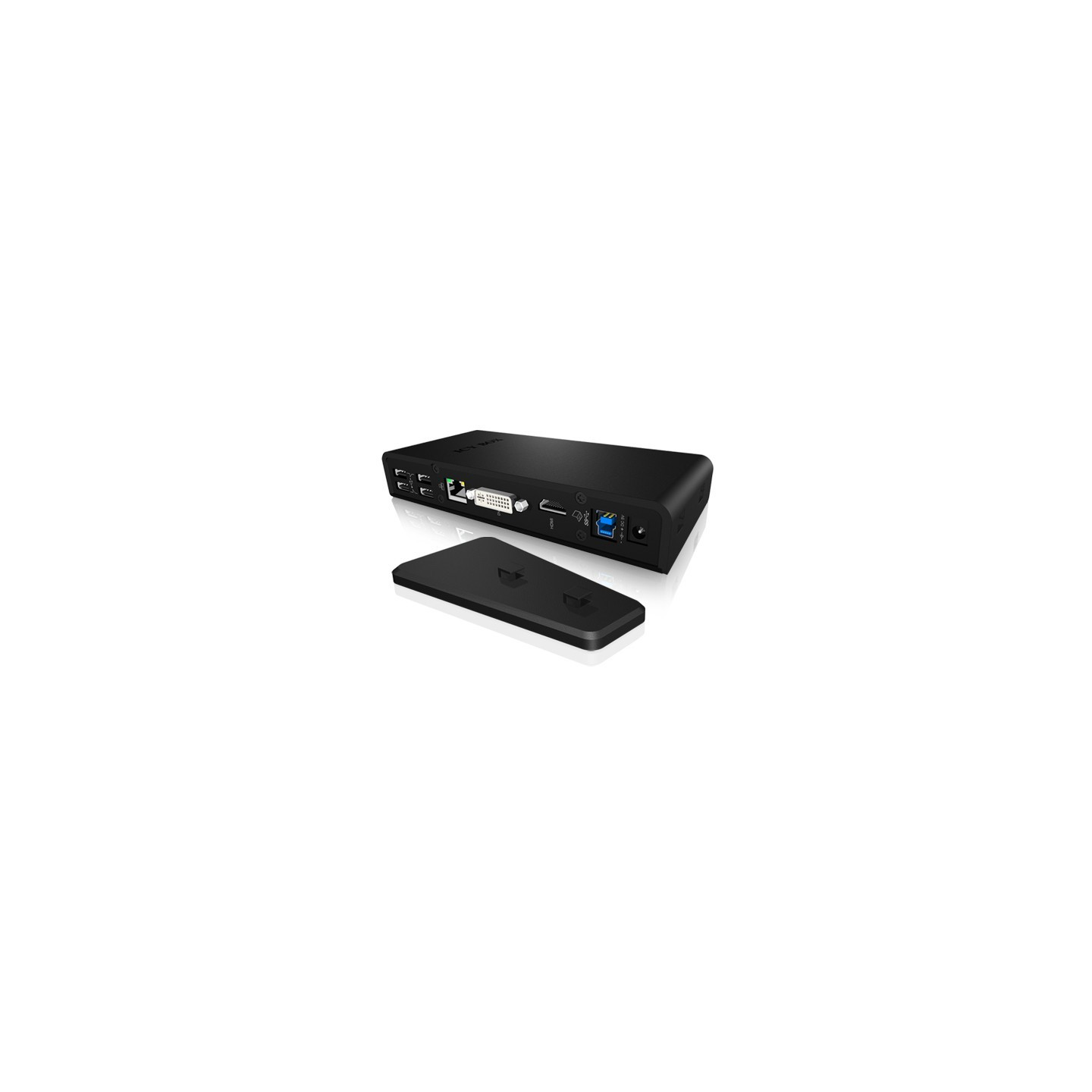 ICY BOX IB-DK2241AC USB 3.0 11-in-1 Docking Station - IB-DK2241AC - Black — Buy in Cyprus with Fast Delivery