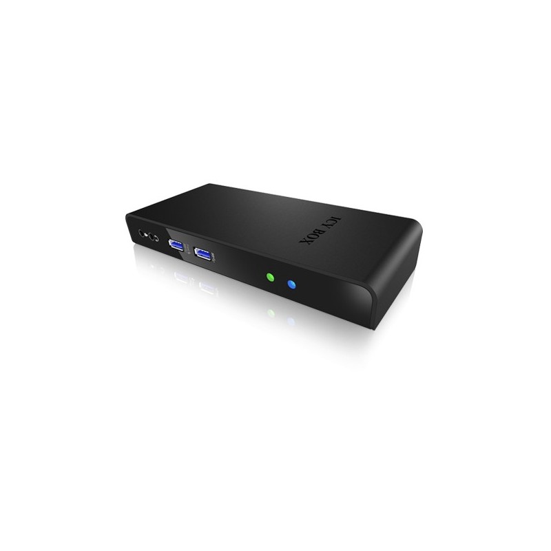Buy ICY BOX IB-DK2241AC USB 3.0 11-in-1 Docking Station - IB-DK2241AC - Black in Cyprus, Nicosia, Limassol, Larnaka, Pafos