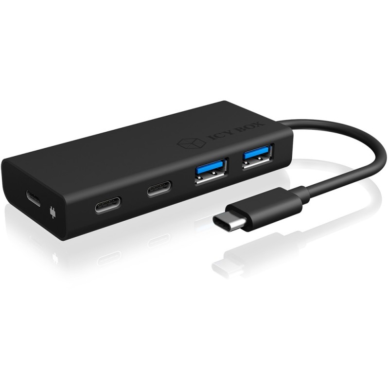 Buy USB HUB 5Port ICY BOX 2xUSB3.0 2xUSB-C 1xUSB Power Delivery 60W SuperSpeed p... in Cyprus, Nicosia, Limassol, Larnaka, Pafos
