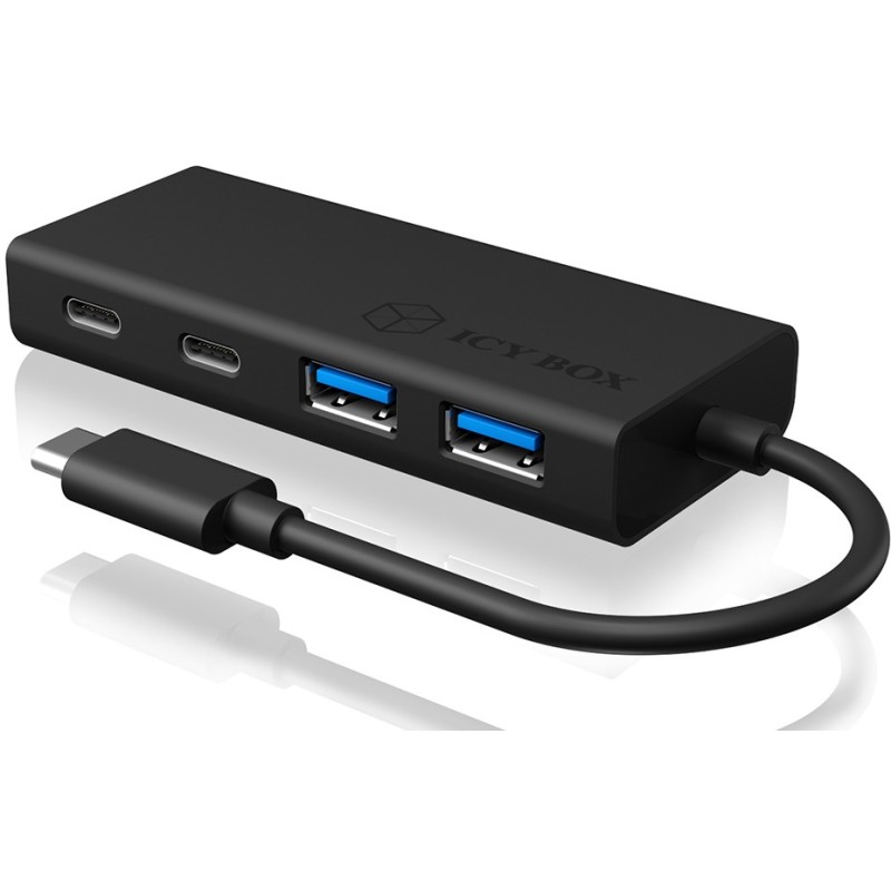 Buy USB HUB 5Port ICY BOX 2xUSB3.0 2xUSB-C 1xUSB Power Delivery 60W SuperSpeed p... in Cyprus, Nicosia, Limassol, Larnaka, Pafos
