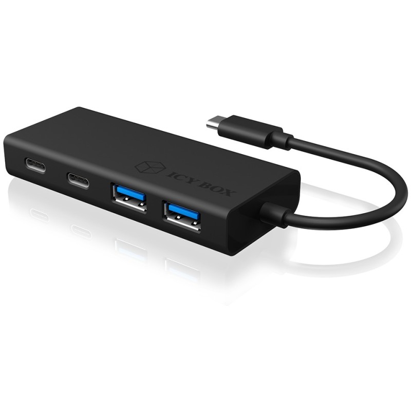 Buy USB HUB 5Port ICY BOX 2xUSB3.0 2xUSB-C 1xUSB Power Delivery 60W SuperSpeed p... in Cyprus, Nicosia, Limassol, Larnaka, Pafos