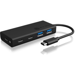 Buy USB HUB 5Port ICY BOX 2xUSB3.0 2xUSB-C 1xUSB Power Delivery 60W SuperSpeed p... in Cyprus, Nicosia, Limassol, Larnaka, Pafos