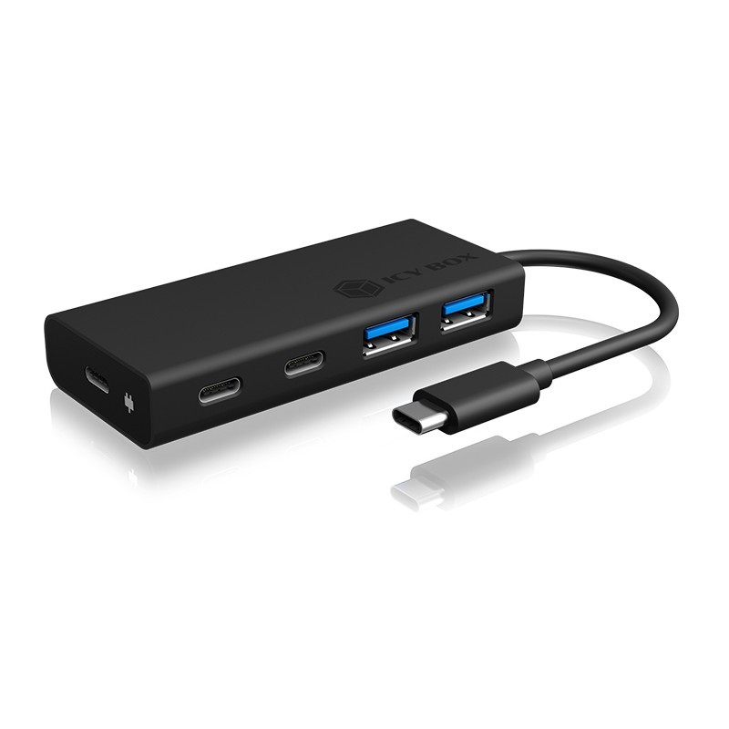 Buy USB HUB 5Port ICY BOX 2xUSB3.0 2xUSB-C 1xUSB Power Delivery 60W SuperSpeed p... in Cyprus, Nicosia, Limassol, Larnaka, Pafos
