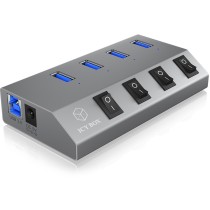 Hub USB 3.0 - 4x USB Type-A Ports with On/Off Switch - ICY BOX — Buy in Cyprus with Fast Delivery