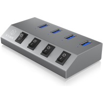 Hub USB 3.0 - 4x USB Type-A Ports with On/Off Switch - ICY BOX — Buy in Cyprus with Fast Delivery