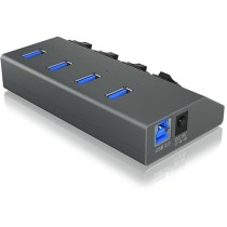 Hub USB 3.0 - 4x USB Type-A Ports with On/Off Switch - ICY BOX — Buy in Cyprus with Fast Delivery