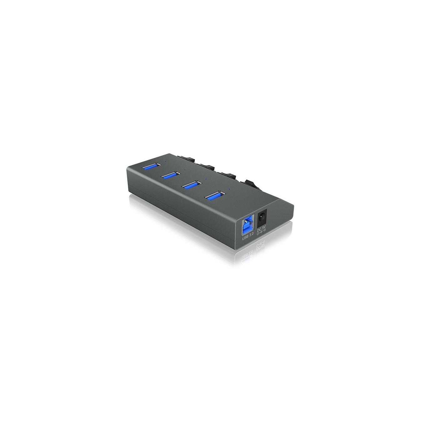 Hub USB 3.0 - 4x USB Type-A Ports with On/Off Switch - ICY BOX — Buy in Cyprus with Fast Delivery