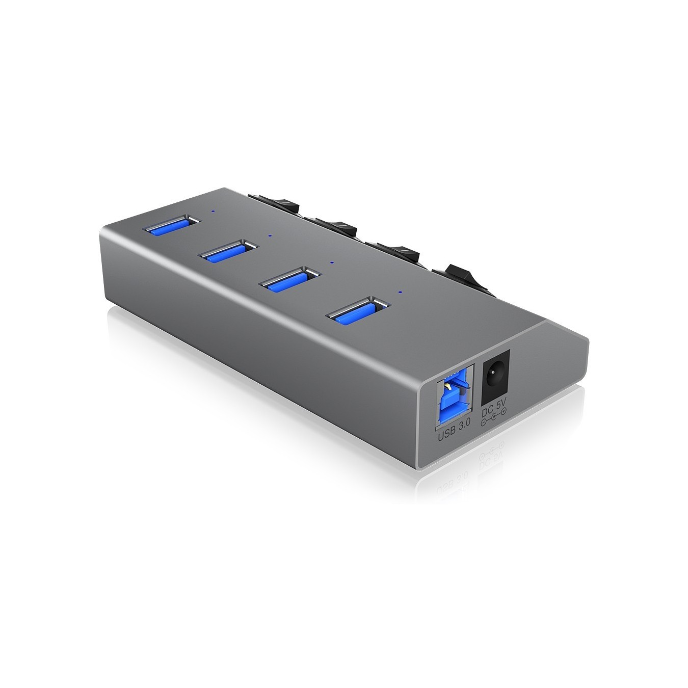 Hub USB 3.0 - 4x USB Type-A Ports with On/Off Switch - ICY BOX — Buy in Cyprus with Fast Delivery