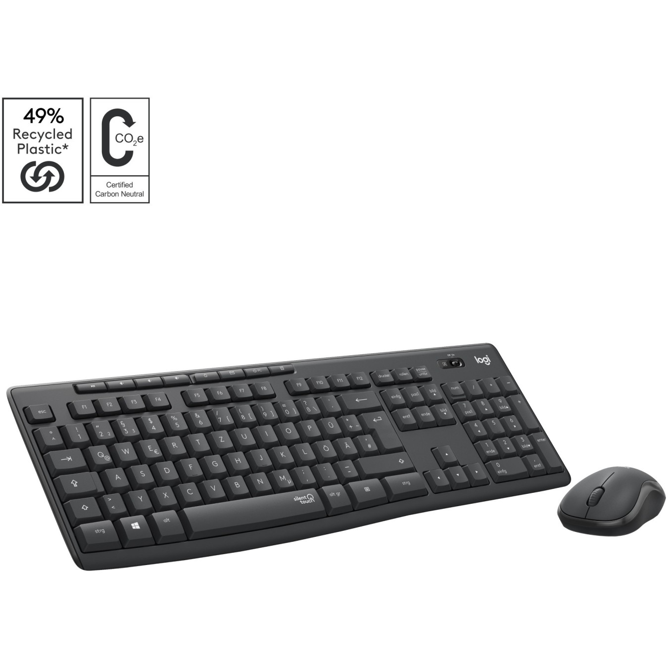 MK295 SILENT WIRELESS COMBO - Graphite — Buy in Cyprus with Fast Delivery