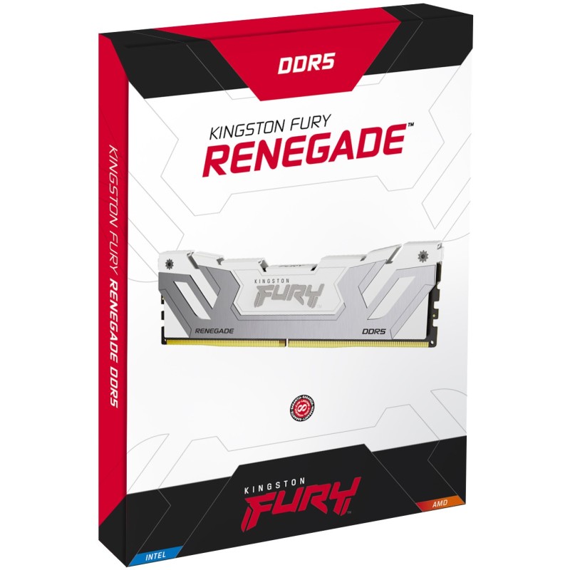 Buy KINGSTON 24GB 8400MT s DDR5 CL40 CUDIMM FURY Renegade White XMP in Cyprus, Nicosia, Limassol, Larnaka, Pafos