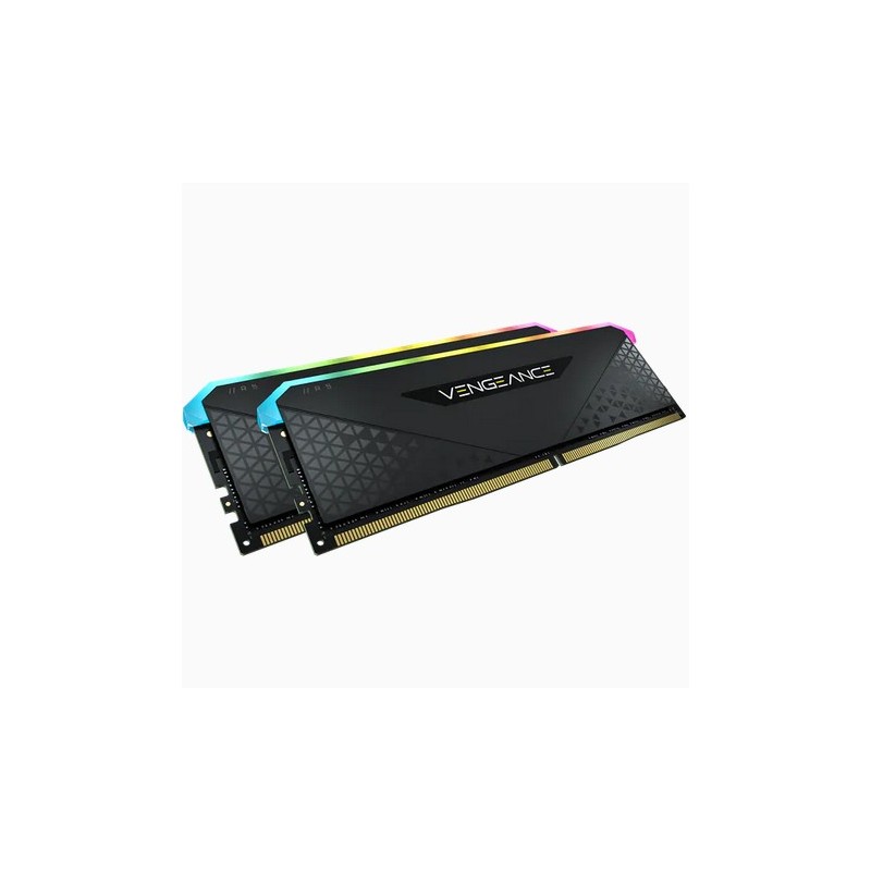 Buy 32GB PC 3200 CL16 CORSAIR KIT (2x16GB) VENGEANCE RGB Kit - Black in Cyprus, Nicosia, Limassol, Larnaka, Pafos