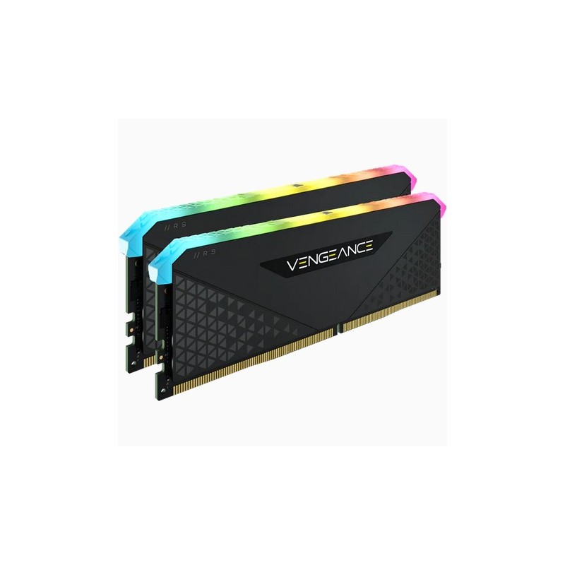 Buy 32GB PC 3200 CL16 CORSAIR KIT (2x16GB) VENGEANCE RGB Kit - Black in Cyprus, Nicosia, Limassol, Larnaka, Pafos