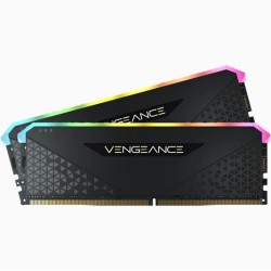 Buy 32GB PC 3200 CL16 CORSAIR KIT (2x16GB) VENGEANCE RGB Kit - Black in Cyprus, Nicosia, Limassol, Larnaka, Pafos