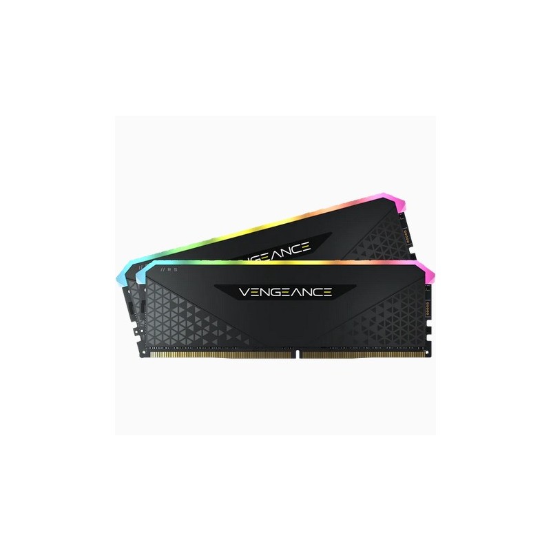 Buy 32GB PC 3200 CL16 CORSAIR KIT (2x16GB) VENGEANCE RGB Kit - Black in Cyprus, Nicosia, Limassol, Larnaka, Pafos