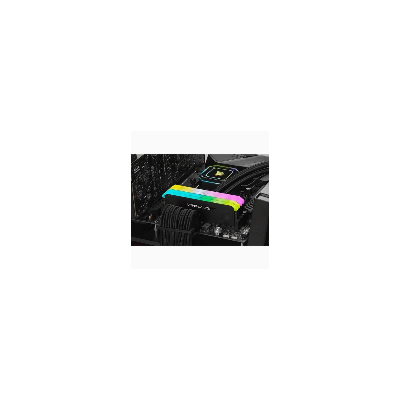 32GB PC 3200 CL16 CORSAIR KIT (2x16GB) VENGEANCE RGB Kit - Black — Buy in Cyprus with Fast Delivery