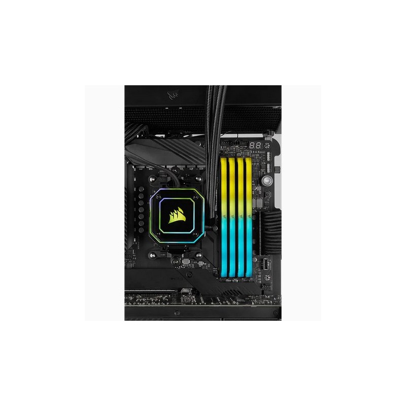 Buy 32GB PC 3200 CL16 CORSAIR KIT (2x16GB) VENGEANCE RGB Kit - Black in Cyprus, Nicosia, Limassol, Larnaka, Pafos