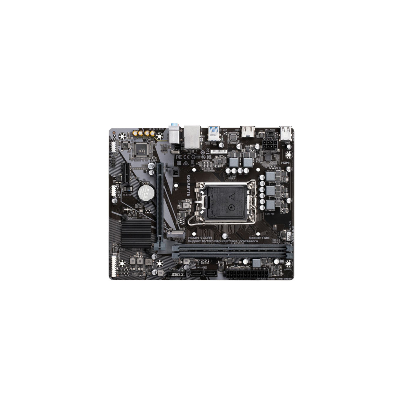 Gigabyte GA-H610M K DDR4 – LGA1700 Micro-ATX Motherboard | Armenius Store