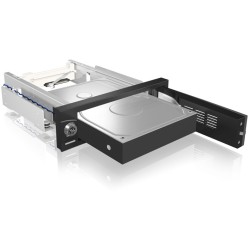 ICY BOX - IB-168SK-B - Tray for 3.5' SATA HDD in a 5.25' Bay with Lock — Buy in Cyprus with Fast Delivery