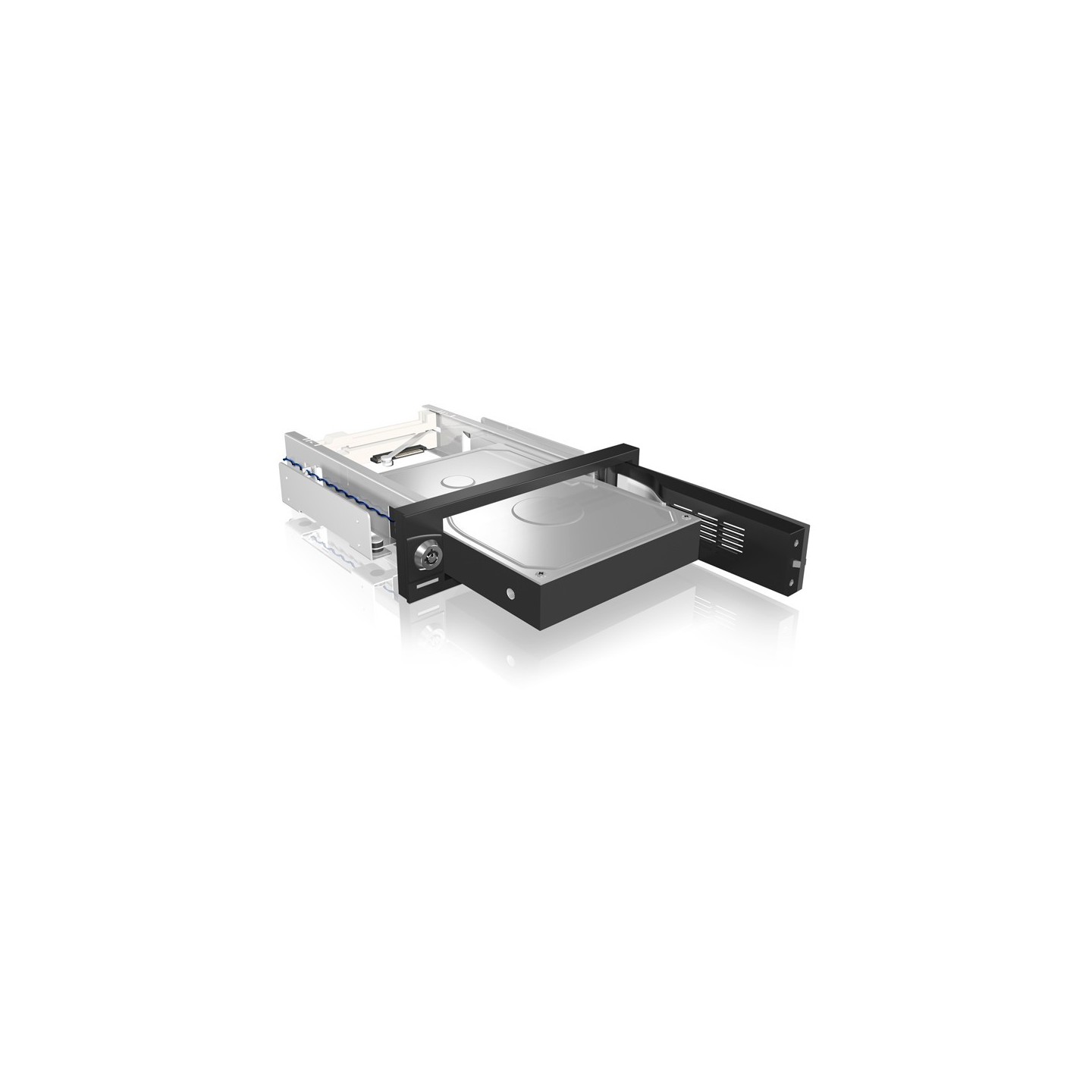ICY BOX - IB-168SK-B - Tray for 3.5' SATA HDD in a 5.25' Bay with Lock — Buy in Cyprus with Fast Delivery