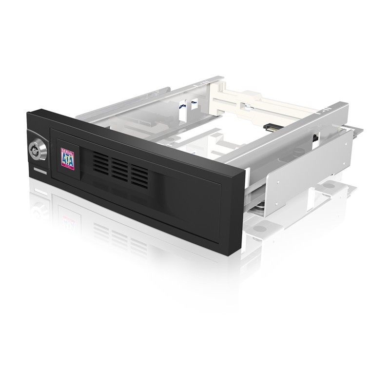 ICY BOX - IB-168SK-B - Tray for 3.5' SATA HDD in a 5.25' Bay with Lock — Buy in Cyprus with Fast Delivery