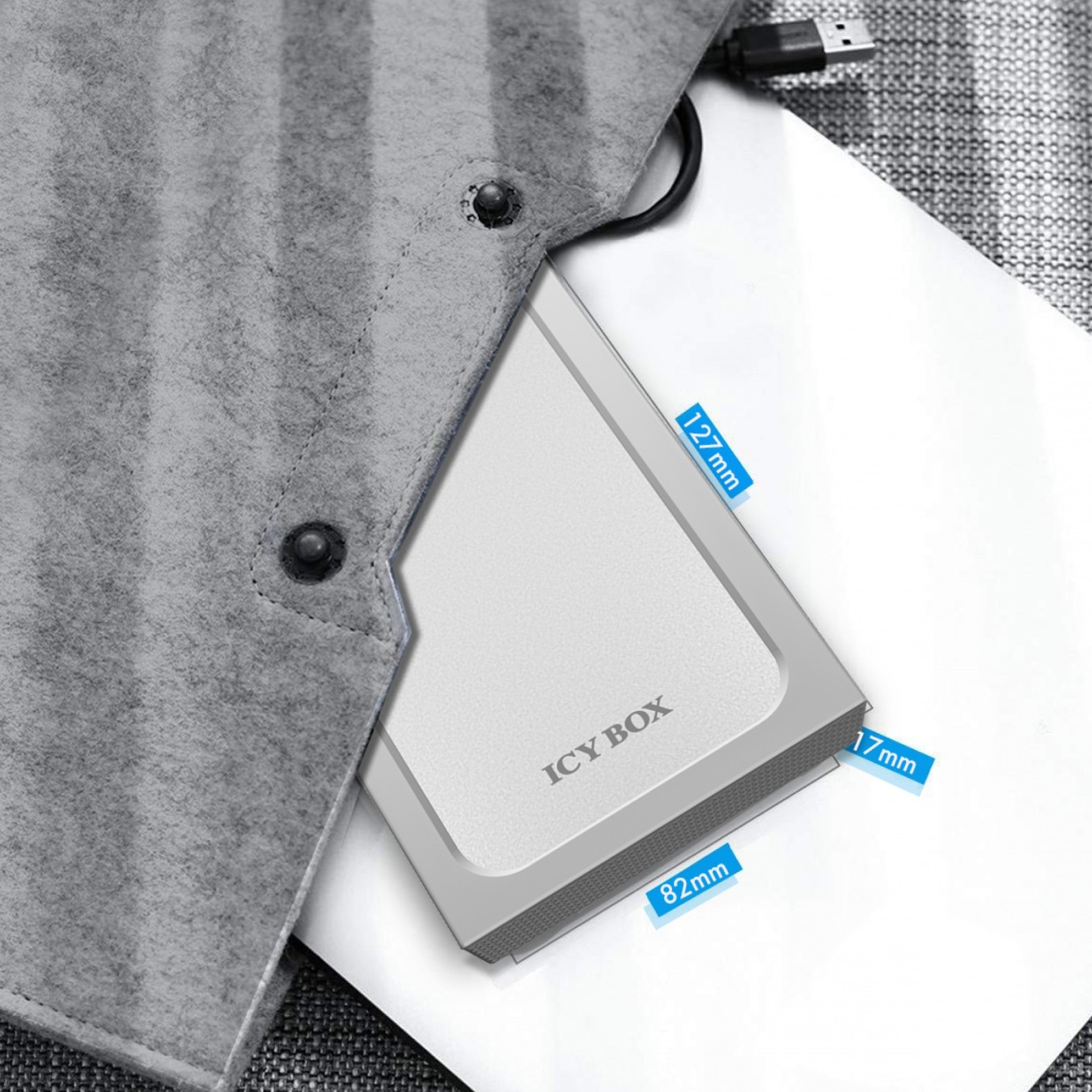 2.5 6cm 1x SATA 2.5' zu 1x USB 3.0 Host. Schreibschutz ICY BOX — Buy in Cyprus with Fast Delivery