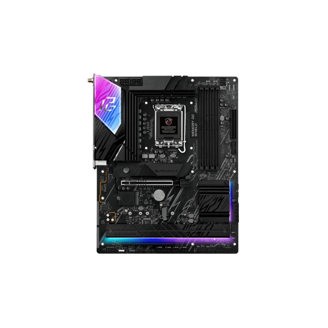 ASRock B860 Lightning WiFi - LGA1851 - DDR5 Gaming Motherboard, Phantom Gaming Design, Integrated WiFi