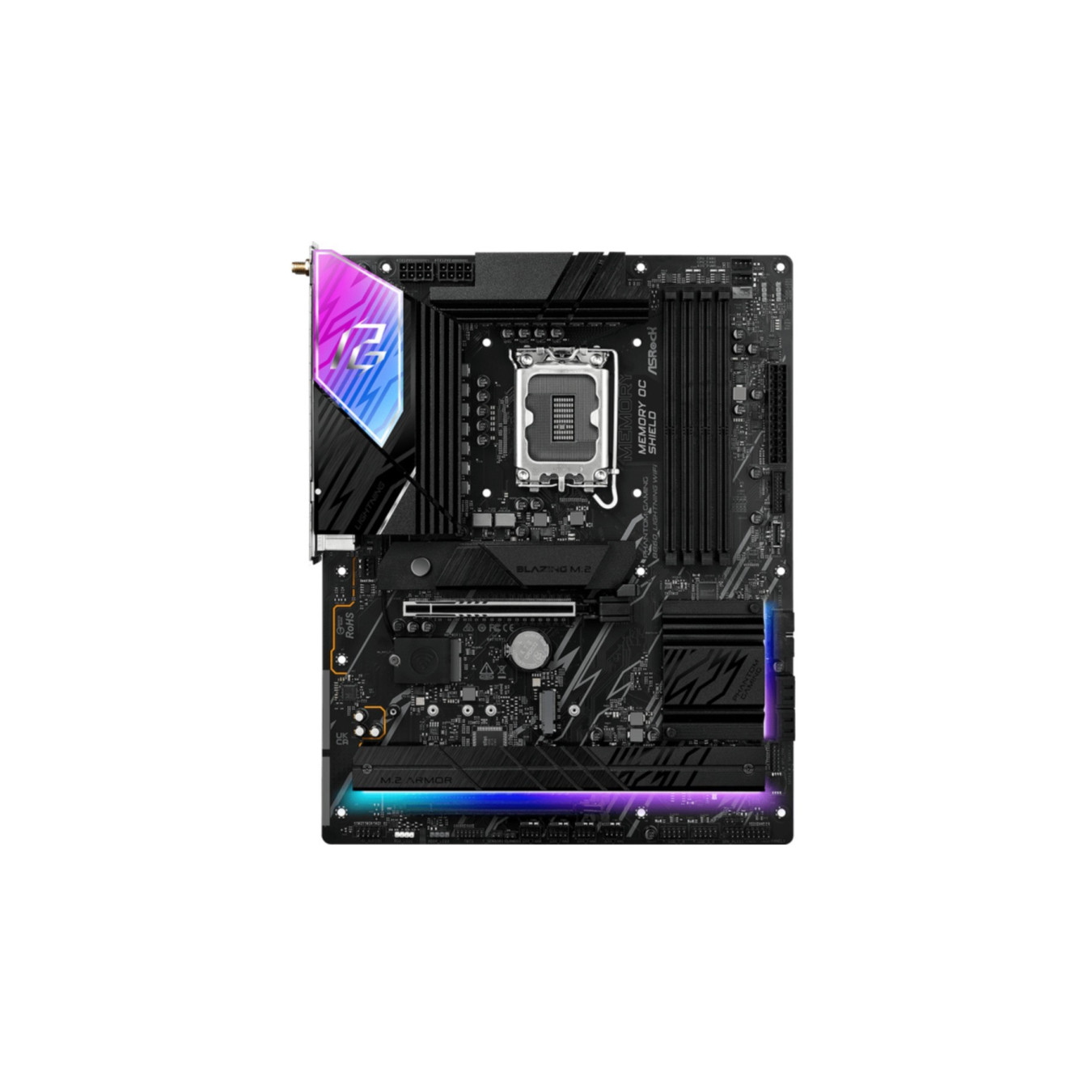 ASRock B860 Lightning WiFi - LGA1851 - DDR5 Gaming Motherboard, Phantom Gaming Design, Integrated WiFi